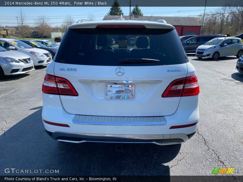 Polar White / Black 2014 Mercedes-Benz ML 350 4Matic