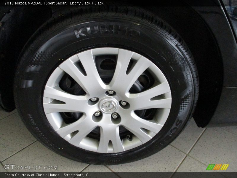 Ebony Black / Black 2013 Mazda MAZDA6 i Sport Sedan