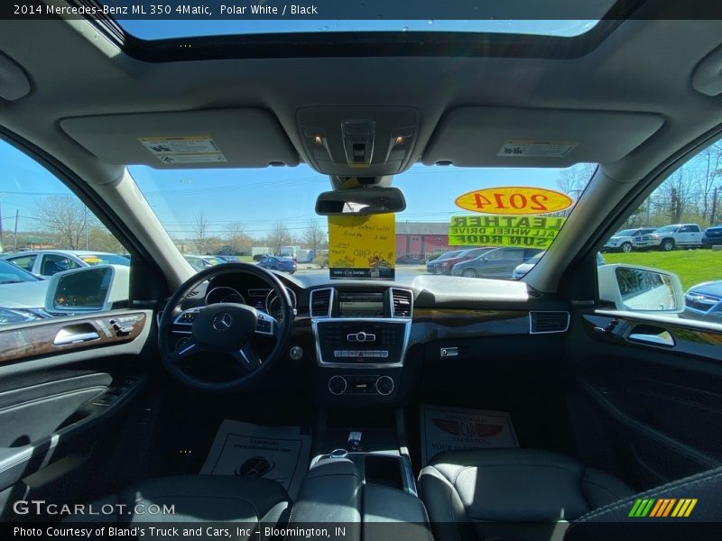 Polar White / Black 2014 Mercedes-Benz ML 350 4Matic