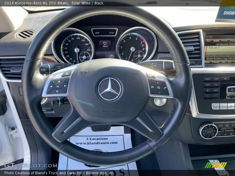 Polar White / Black 2014 Mercedes-Benz ML 350 4Matic