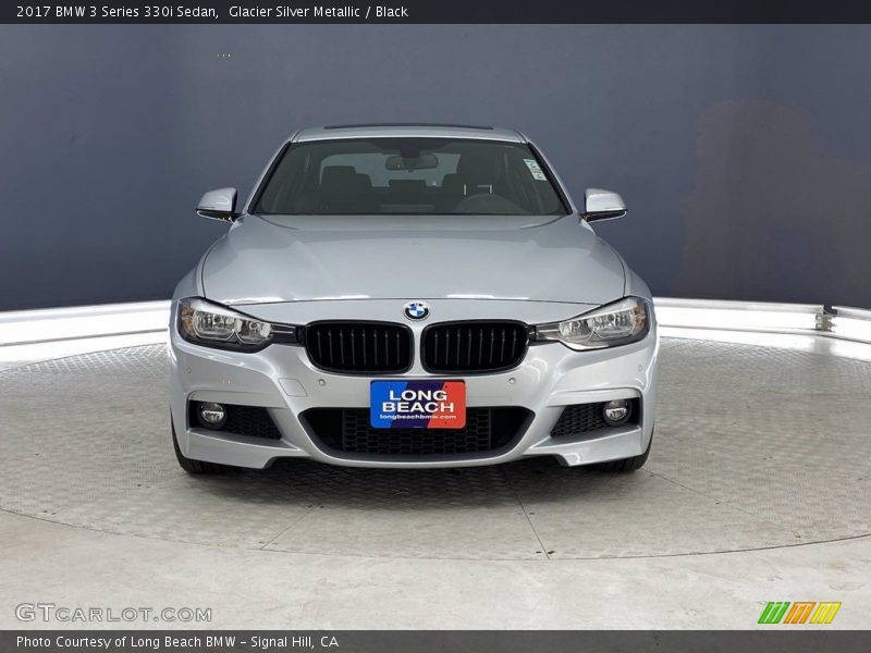 Glacier Silver Metallic / Black 2017 BMW 3 Series 330i Sedan