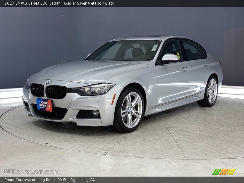 Glacier Silver Metallic / Black 2017 BMW 3 Series 330i Sedan