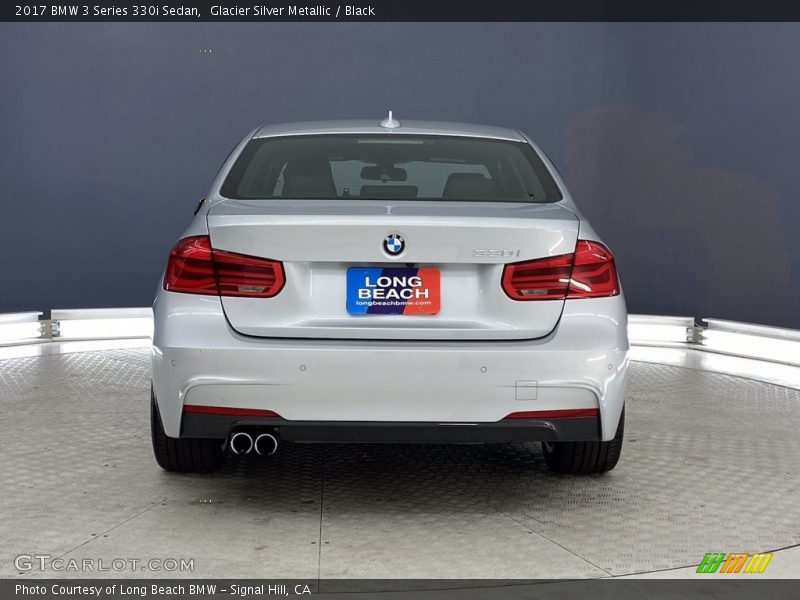 Glacier Silver Metallic / Black 2017 BMW 3 Series 330i Sedan