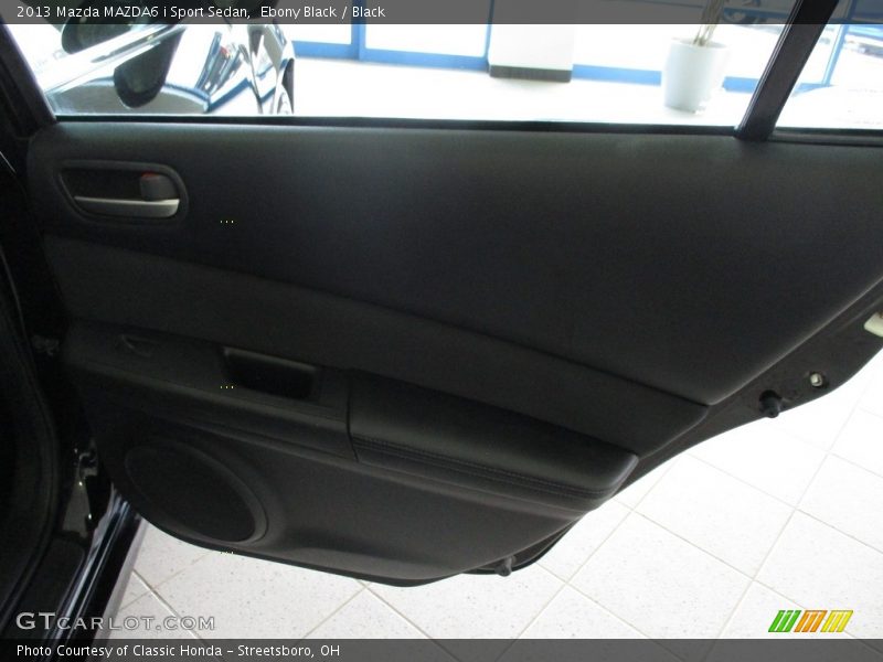 Ebony Black / Black 2013 Mazda MAZDA6 i Sport Sedan