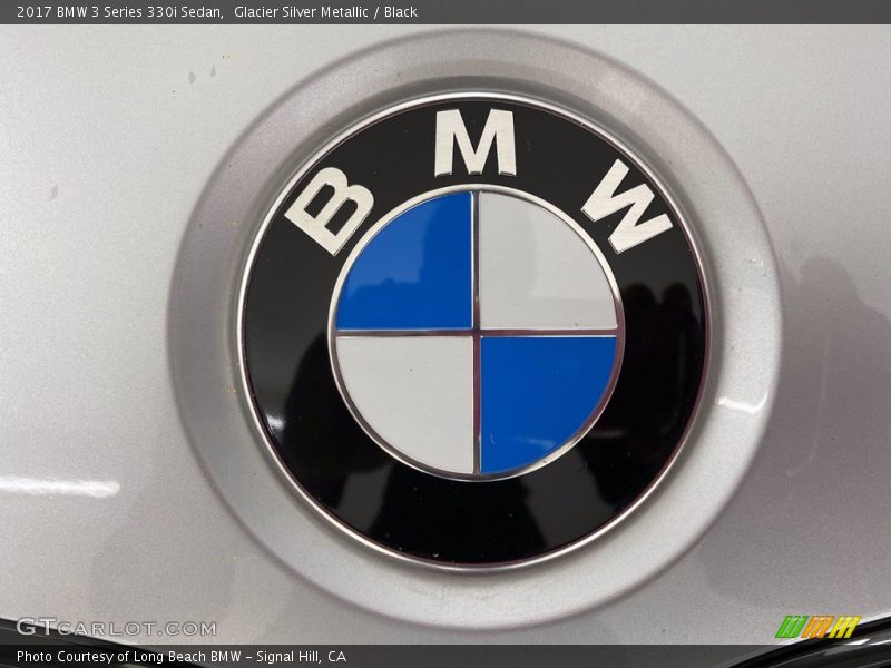 Glacier Silver Metallic / Black 2017 BMW 3 Series 330i Sedan