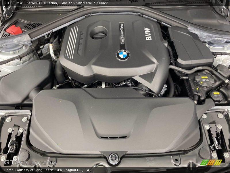 Glacier Silver Metallic / Black 2017 BMW 3 Series 330i Sedan