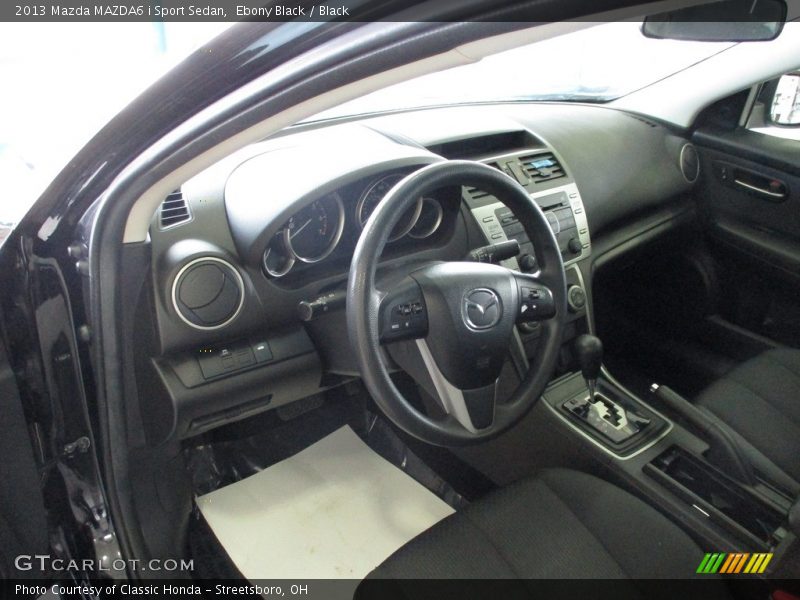 Ebony Black / Black 2013 Mazda MAZDA6 i Sport Sedan