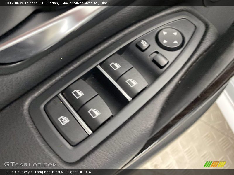 Glacier Silver Metallic / Black 2017 BMW 3 Series 330i Sedan
