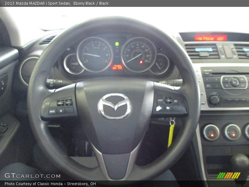 Ebony Black / Black 2013 Mazda MAZDA6 i Sport Sedan