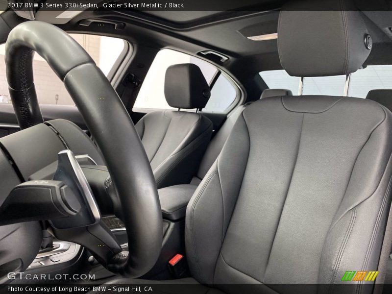 Glacier Silver Metallic / Black 2017 BMW 3 Series 330i Sedan