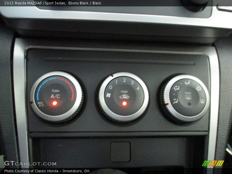Ebony Black / Black 2013 Mazda MAZDA6 i Sport Sedan