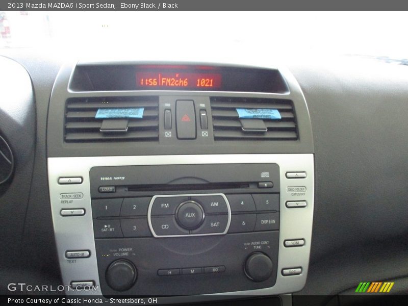 Ebony Black / Black 2013 Mazda MAZDA6 i Sport Sedan