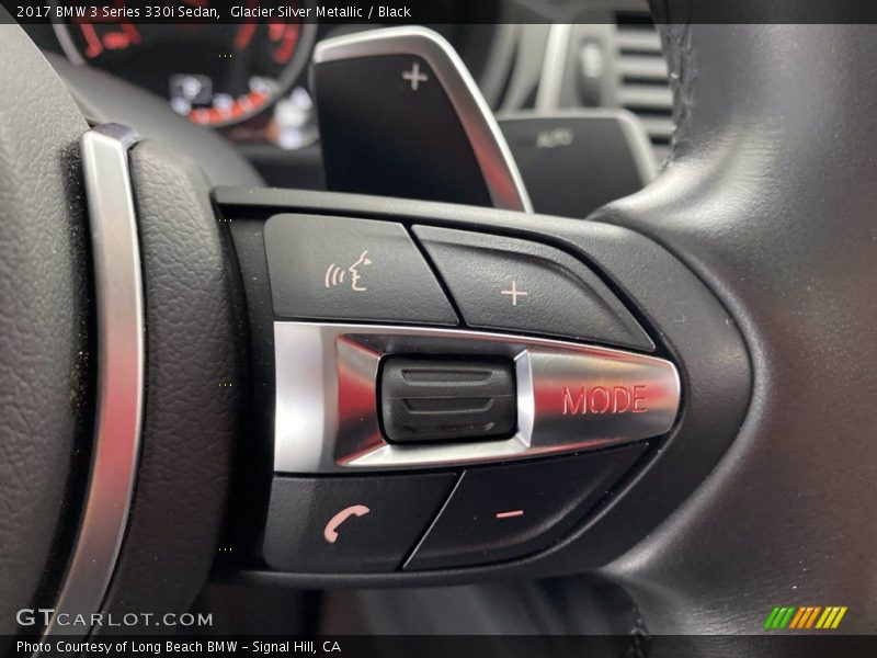 Glacier Silver Metallic / Black 2017 BMW 3 Series 330i Sedan