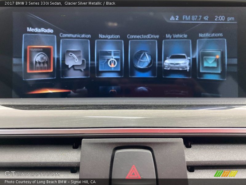 Glacier Silver Metallic / Black 2017 BMW 3 Series 330i Sedan