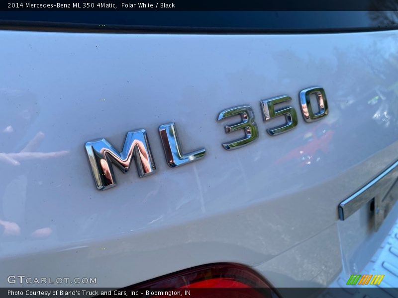 Polar White / Black 2014 Mercedes-Benz ML 350 4Matic