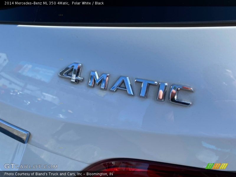 Polar White / Black 2014 Mercedes-Benz ML 350 4Matic