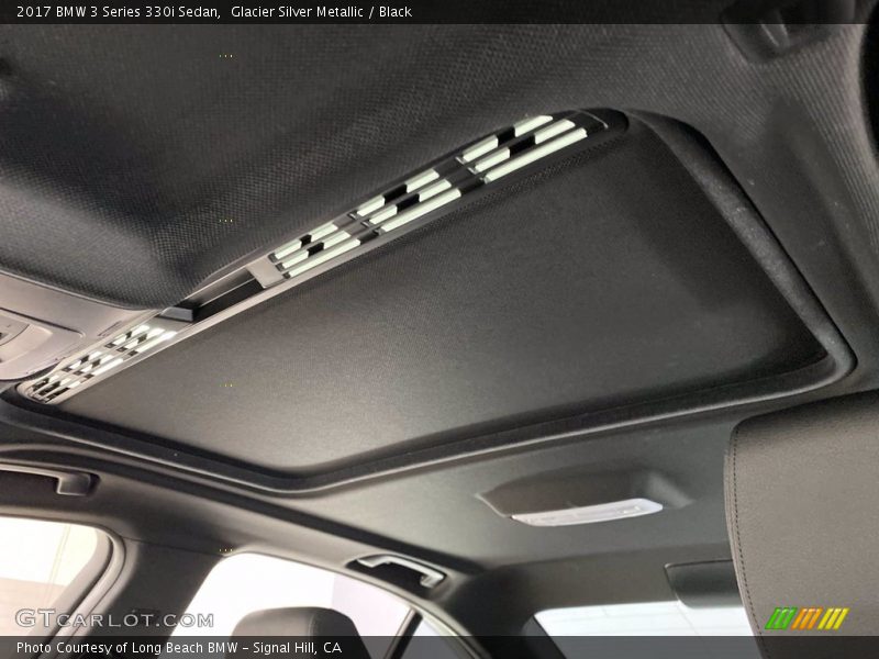 Glacier Silver Metallic / Black 2017 BMW 3 Series 330i Sedan