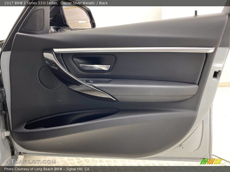 Glacier Silver Metallic / Black 2017 BMW 3 Series 330i Sedan