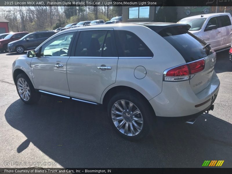 Platinum Dune Metallic Tri-Coat / Light Stone/Medium Light Stone 2015 Lincoln MKX AWD