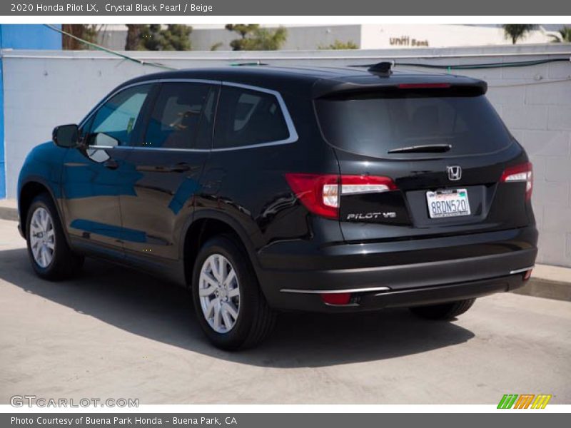 Crystal Black Pearl / Beige 2020 Honda Pilot LX