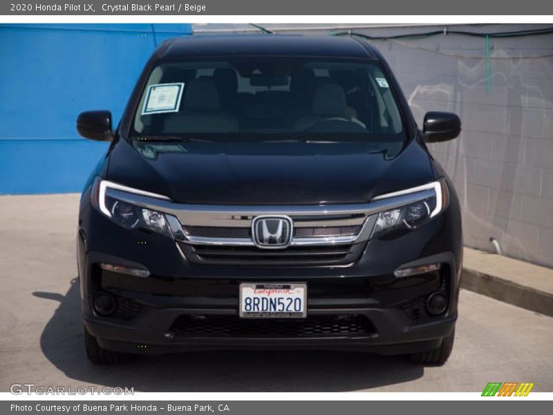 Crystal Black Pearl / Beige 2020 Honda Pilot LX