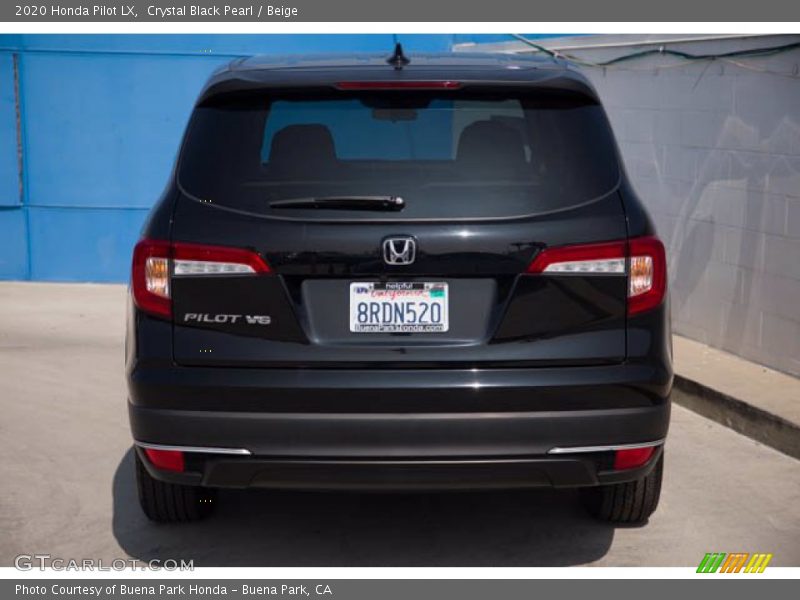 Crystal Black Pearl / Beige 2020 Honda Pilot LX