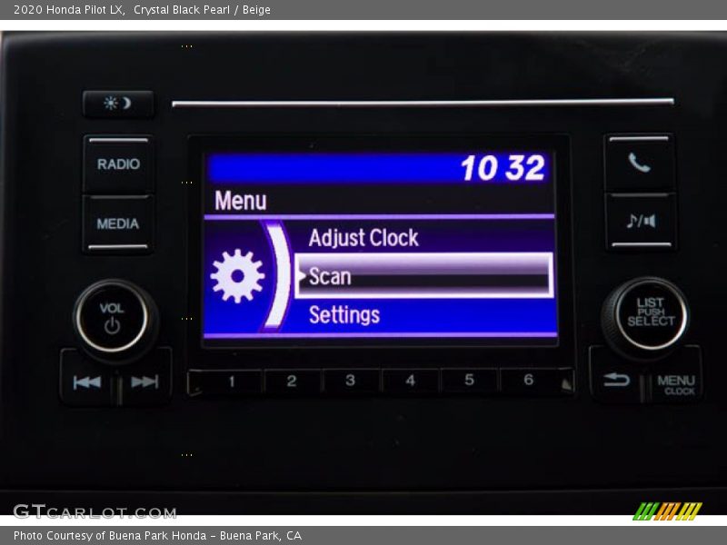 Crystal Black Pearl / Beige 2020 Honda Pilot LX