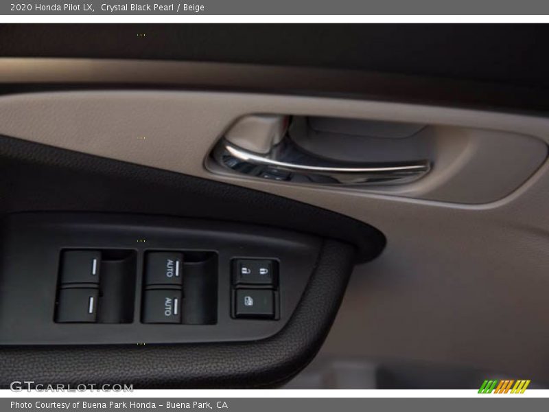 Crystal Black Pearl / Beige 2020 Honda Pilot LX
