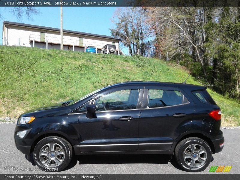 Shadow Black / Medium Light Stone 2018 Ford EcoSport S 4WD