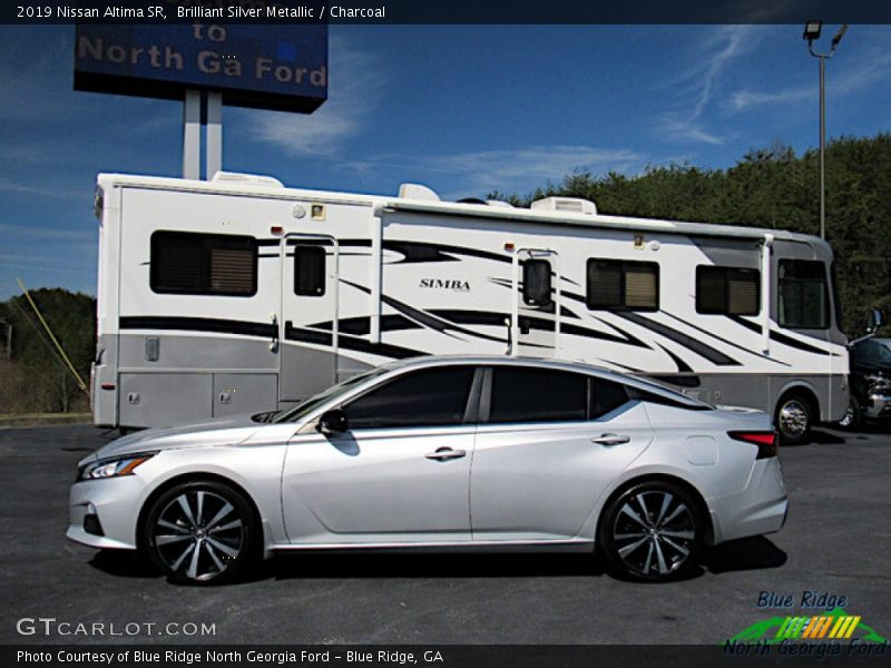Brilliant Silver Metallic / Charcoal 2019 Nissan Altima SR