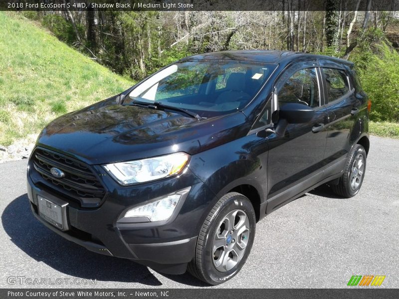 Shadow Black / Medium Light Stone 2018 Ford EcoSport S 4WD
