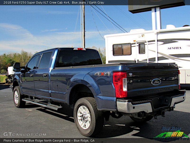 Blue Jeans / Earth Gray 2018 Ford F250 Super Duty XLT Crew Cab 4x4