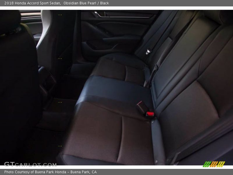 Obsidian Blue Pearl / Black 2018 Honda Accord Sport Sedan