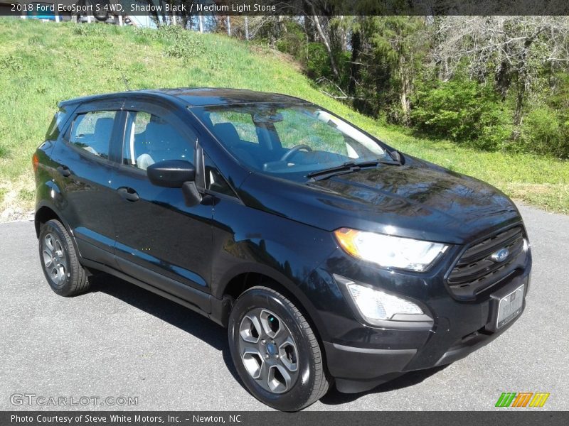 Shadow Black / Medium Light Stone 2018 Ford EcoSport S 4WD