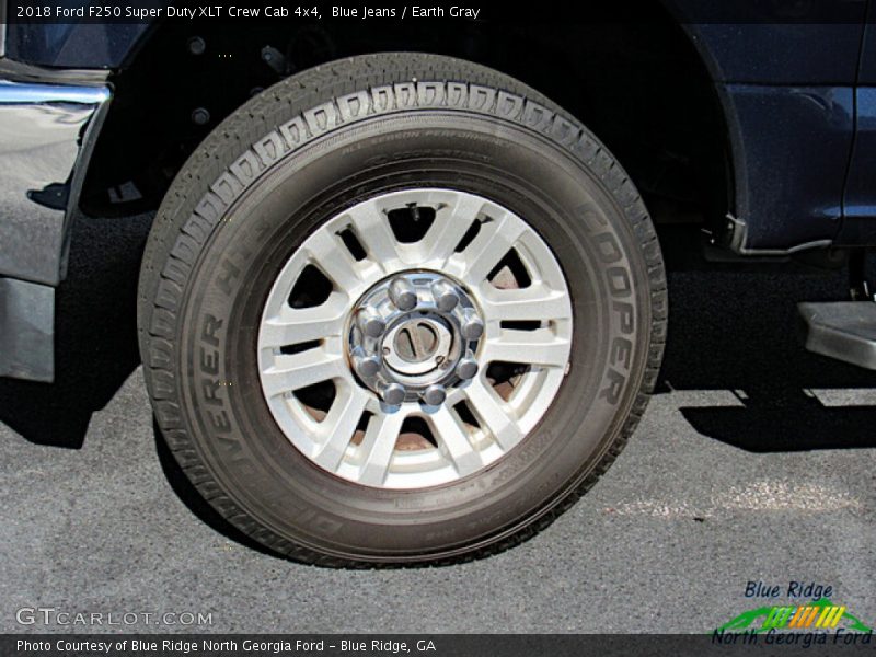 Blue Jeans / Earth Gray 2018 Ford F250 Super Duty XLT Crew Cab 4x4