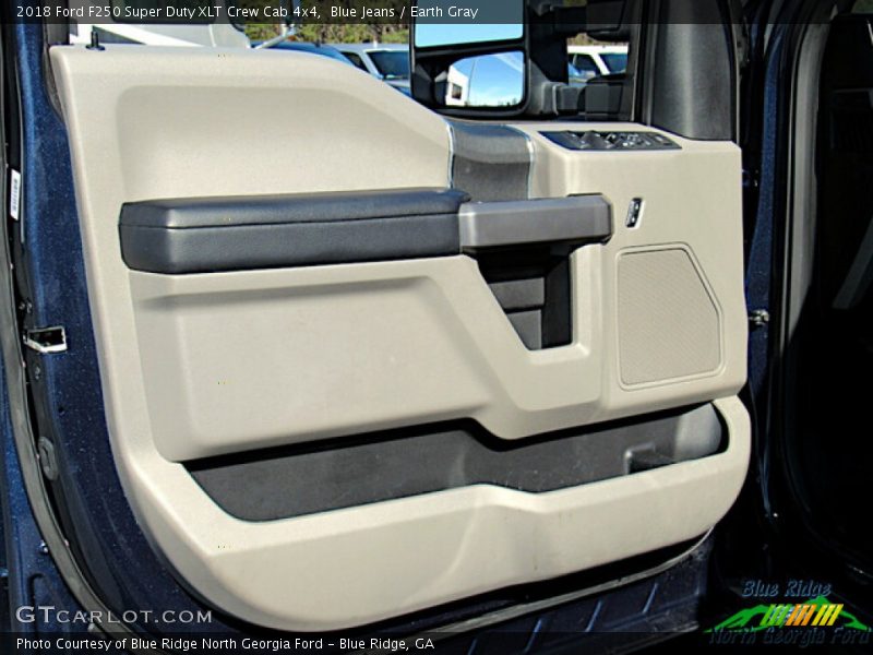 Blue Jeans / Earth Gray 2018 Ford F250 Super Duty XLT Crew Cab 4x4