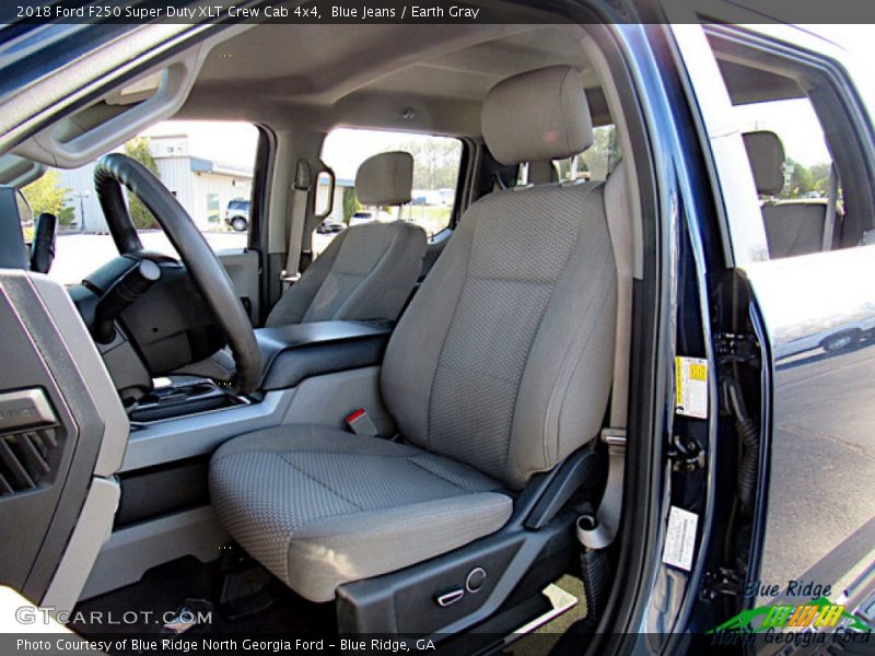 Blue Jeans / Earth Gray 2018 Ford F250 Super Duty XLT Crew Cab 4x4