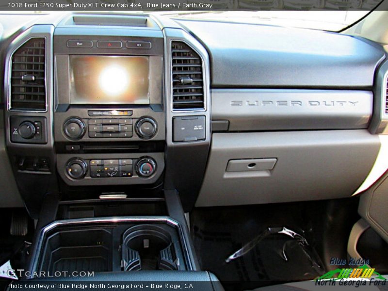 Blue Jeans / Earth Gray 2018 Ford F250 Super Duty XLT Crew Cab 4x4
