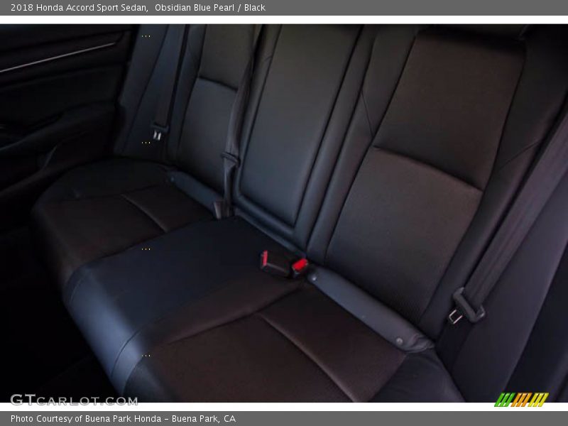 Obsidian Blue Pearl / Black 2018 Honda Accord Sport Sedan