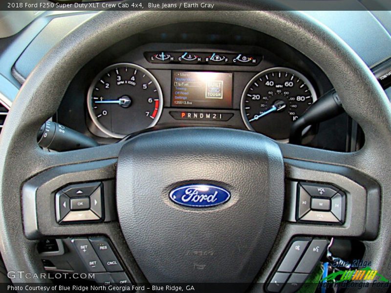 Blue Jeans / Earth Gray 2018 Ford F250 Super Duty XLT Crew Cab 4x4
