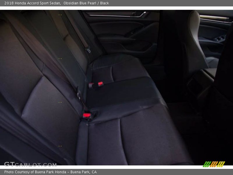 Obsidian Blue Pearl / Black 2018 Honda Accord Sport Sedan