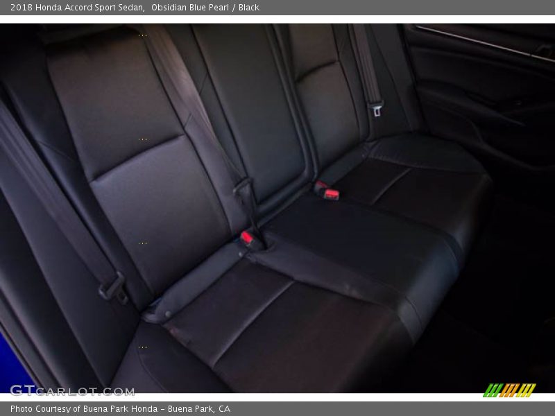 Obsidian Blue Pearl / Black 2018 Honda Accord Sport Sedan