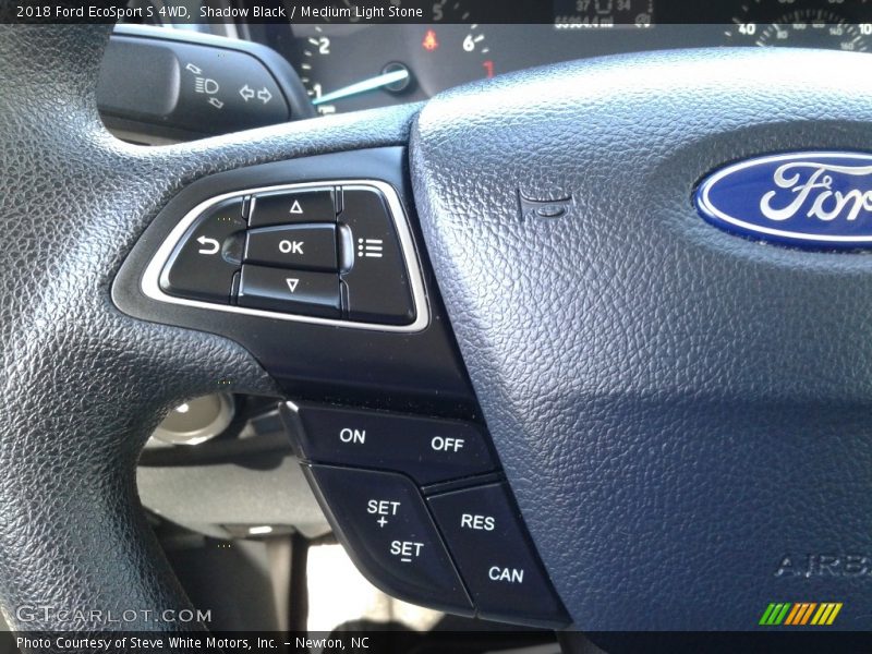 Shadow Black / Medium Light Stone 2018 Ford EcoSport S 4WD