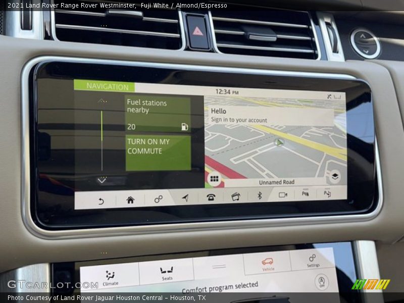 Fuji White / Almond/Espresso 2021 Land Rover Range Rover Westminster