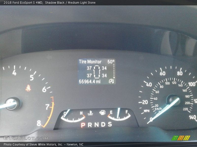 Shadow Black / Medium Light Stone 2018 Ford EcoSport S 4WD