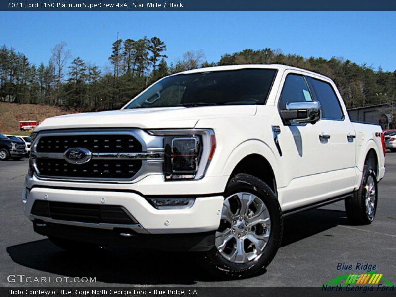 Star White / Black 2021 Ford F150 Platinum SuperCrew 4x4