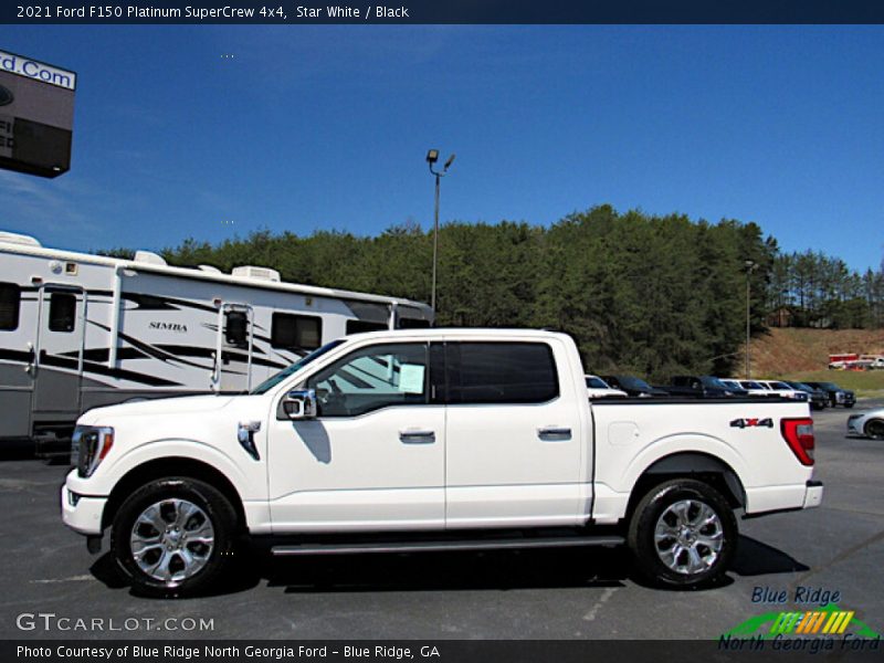 Star White / Black 2021 Ford F150 Platinum SuperCrew 4x4