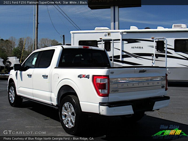 Star White / Black 2021 Ford F150 Platinum SuperCrew 4x4