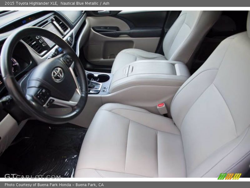 Nautical Blue Metallic / Ash 2015 Toyota Highlander XLE