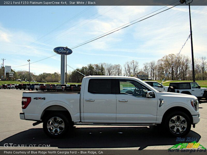 Star White / Black 2021 Ford F150 Platinum SuperCrew 4x4